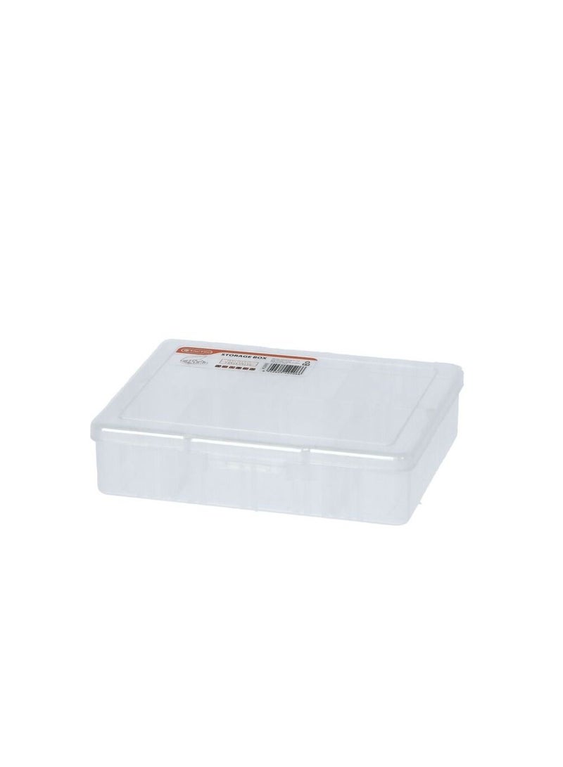 Tactix 6 Medium Compartment Storage Box Clear  - Image 2