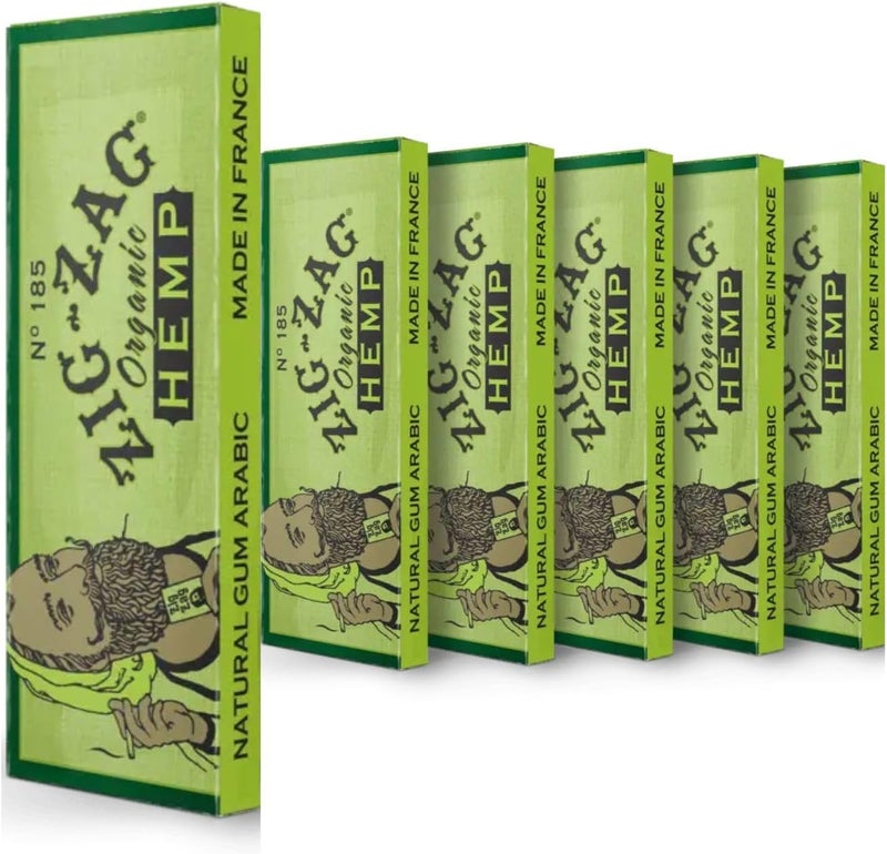 Zigzag Hemp Rolling Papers 1¼ Size (6 Bookets) - 50 Sheets Each - Image 1
