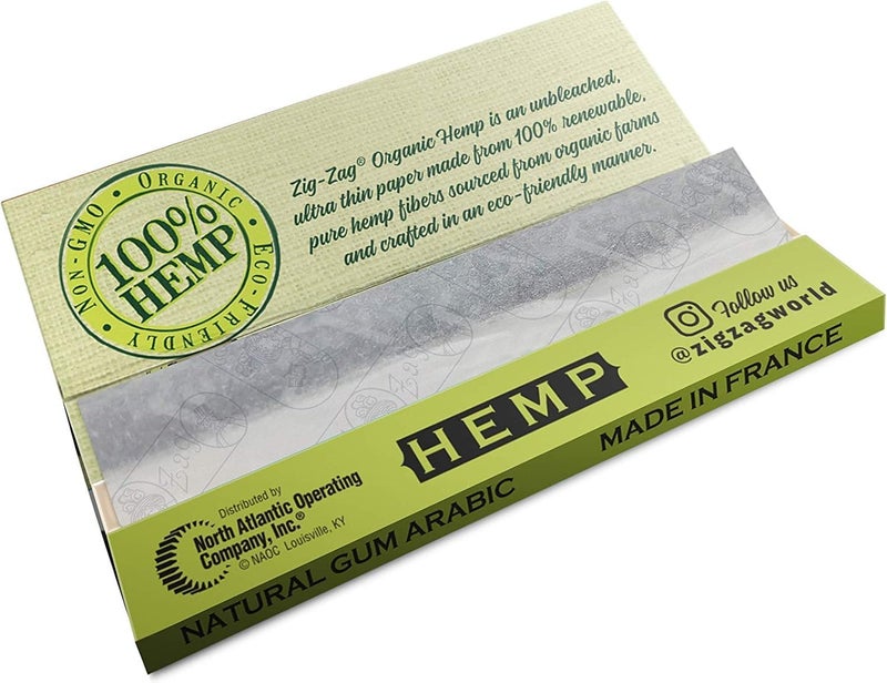 Zigzag Hemp Rolling Papers 1¼ Size (6 Bookets) - 50 Sheets Each - Image 4