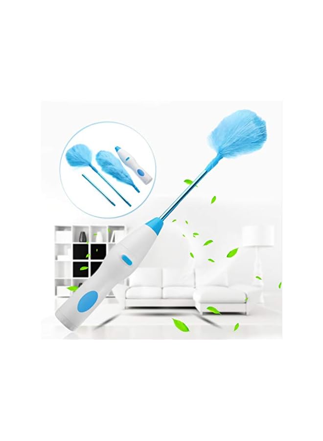 promass Spin Duster Motorized Dust Wand, Electric Feather Home Clean Brush - Image 3