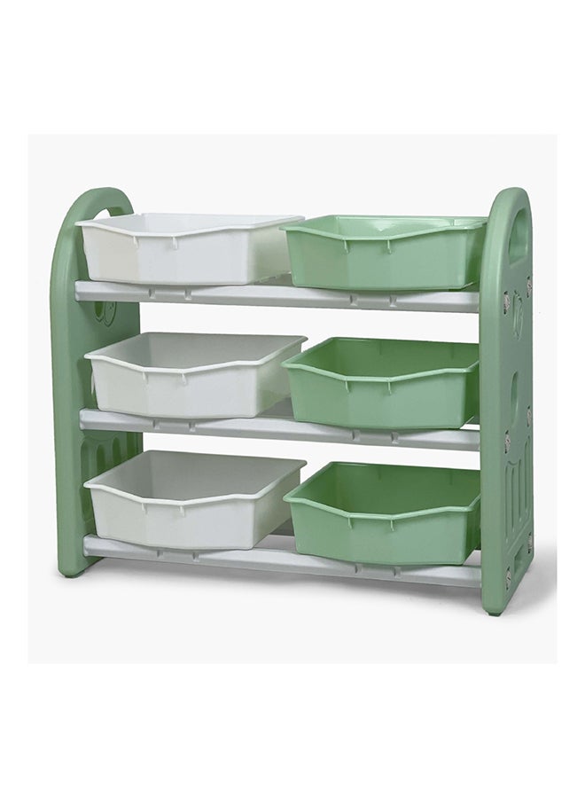 Home Box Iris Delta 3-Tier Toy Organiser with 6 Boxes 77 x 67 x 32 cm  - Image 2