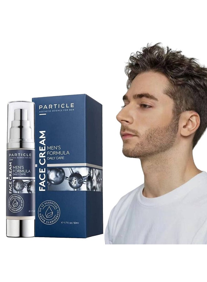 PARTICLE Face Cream for Men Anti-Aging Moisturizer, Reduces Wrinkles, Dark Spots & Eye Bags, Pack of 1 (1.7 oz/50ml) - Image 2