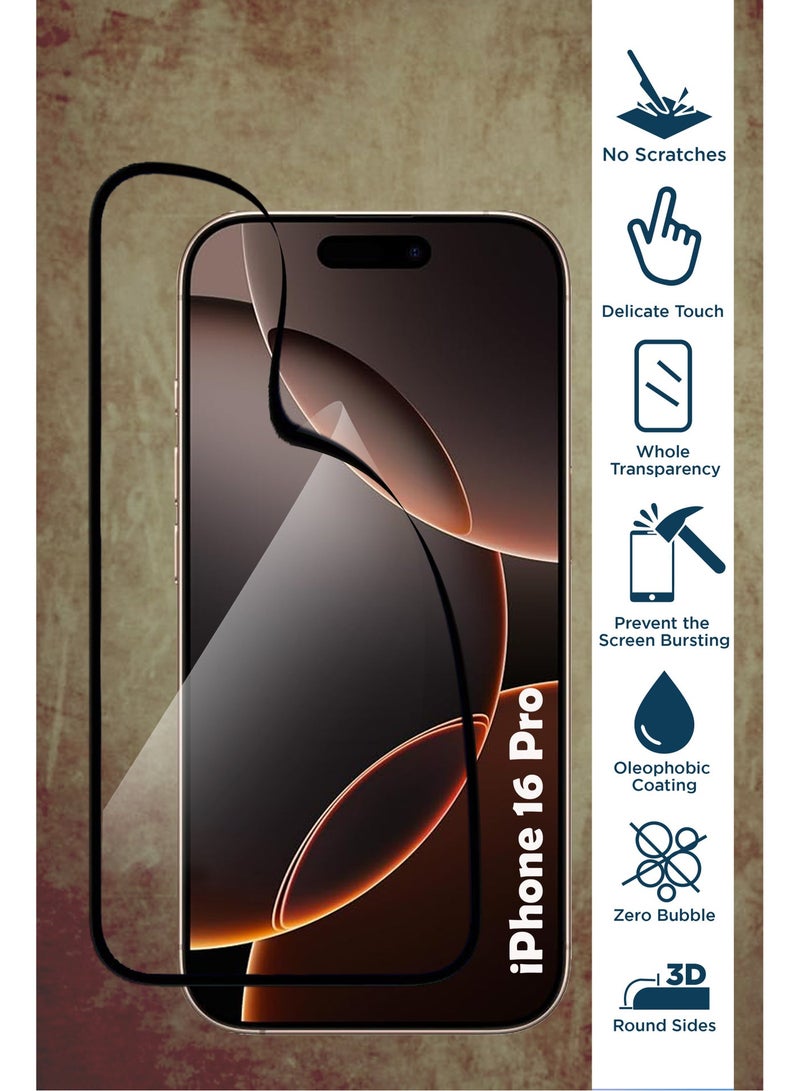 HD Ceramic Flexible Clear Glass For iPhone 16 Pro - Image 1