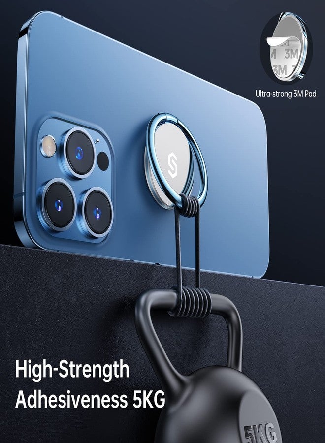 Syncwire Mobile Phone Ring Smartphone Finger Holder - 360 Degree Rotation Universal Ring Holder Ring Holder Smartphone Finger Holder Mobile Phone Holder for iPhone iPad Samsung Huawei and More - Blue - Image 3