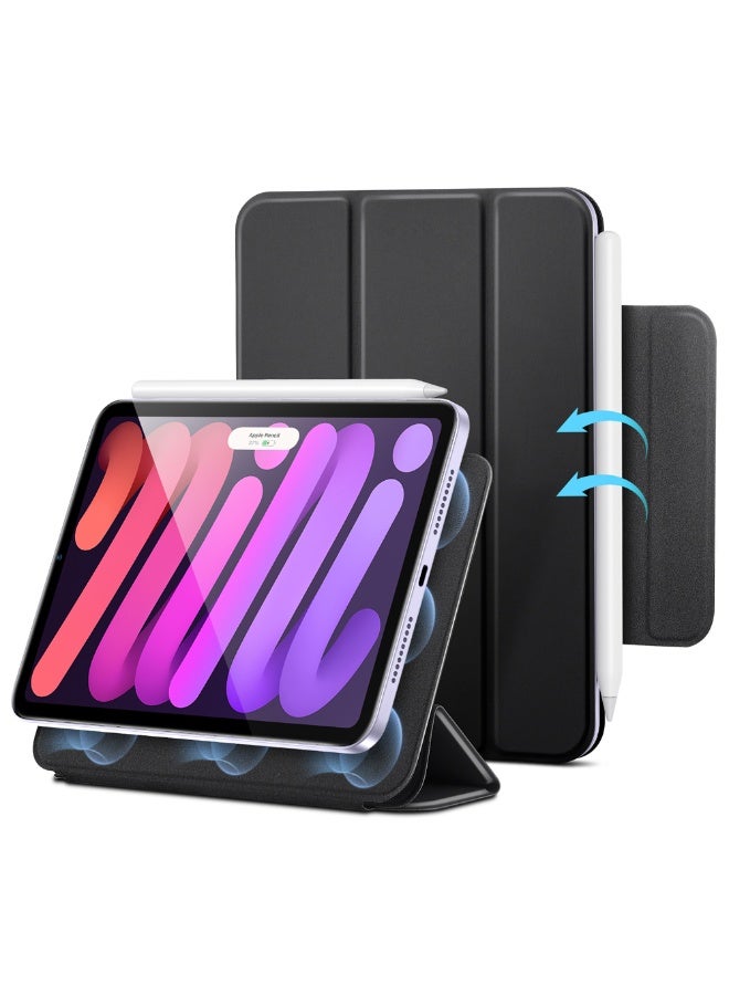 2 Pack Screen Protector for iPad Mini 7 (A17 Pro), iPad Mini 7th/6th Generation(8.3 inch, 2024/2021), Tempered Glass with Alignment Frame, Anti-Scratch, HD Clear, Apple Pencil Pro/USB-C Compatible black