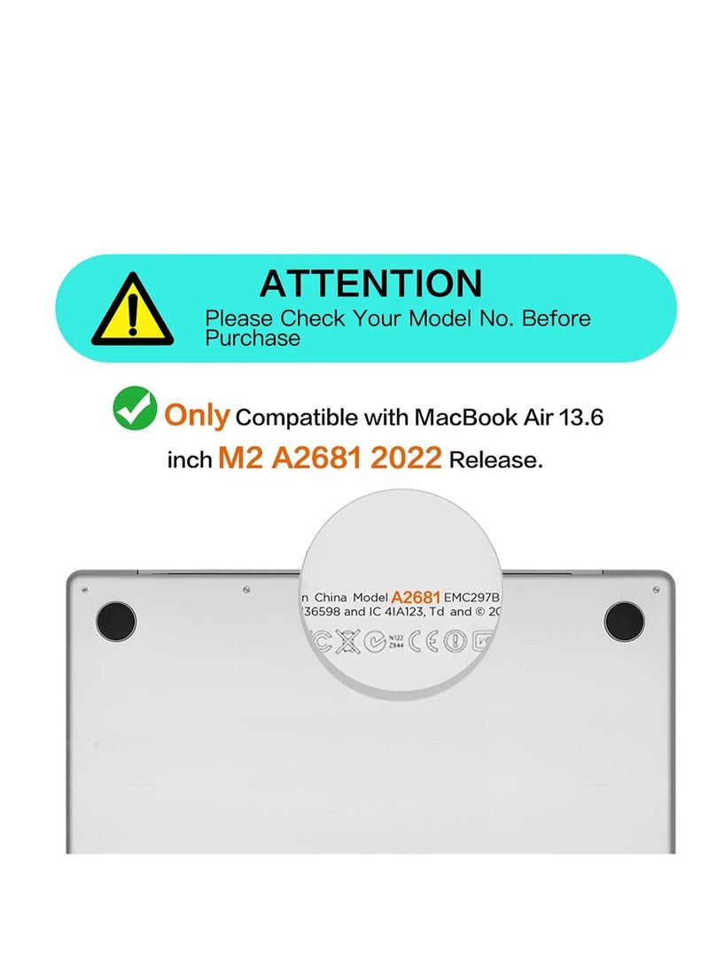 Generic 1Pack Compatible with MacBook Air 13.6'' Apple M2/M3/M4 Chip(A2681/A3113/A3240) Blue Light Screen Protector, Anti Glare Film/Anti Scratch Laptop Screen Protector Guard for MacBook Air 13.6 Inch  - Image 2
