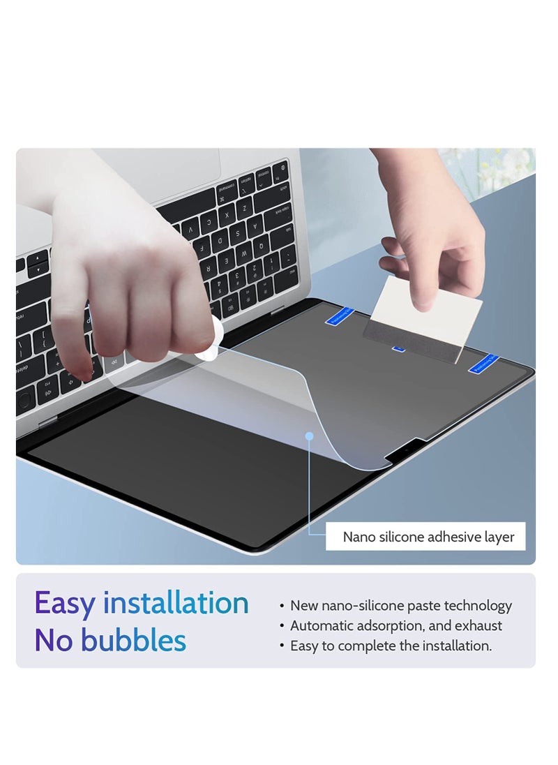 Generic 1Pack Compatible with MacBook Air 13.6'' Apple M2/M3/M4 Chip(A2681/A3113/A3240) Blue Light Screen Protector, Anti Glare Film/Anti Scratch Laptop Screen Protector Guard for MacBook Air 13.6 Inch  - Image 3