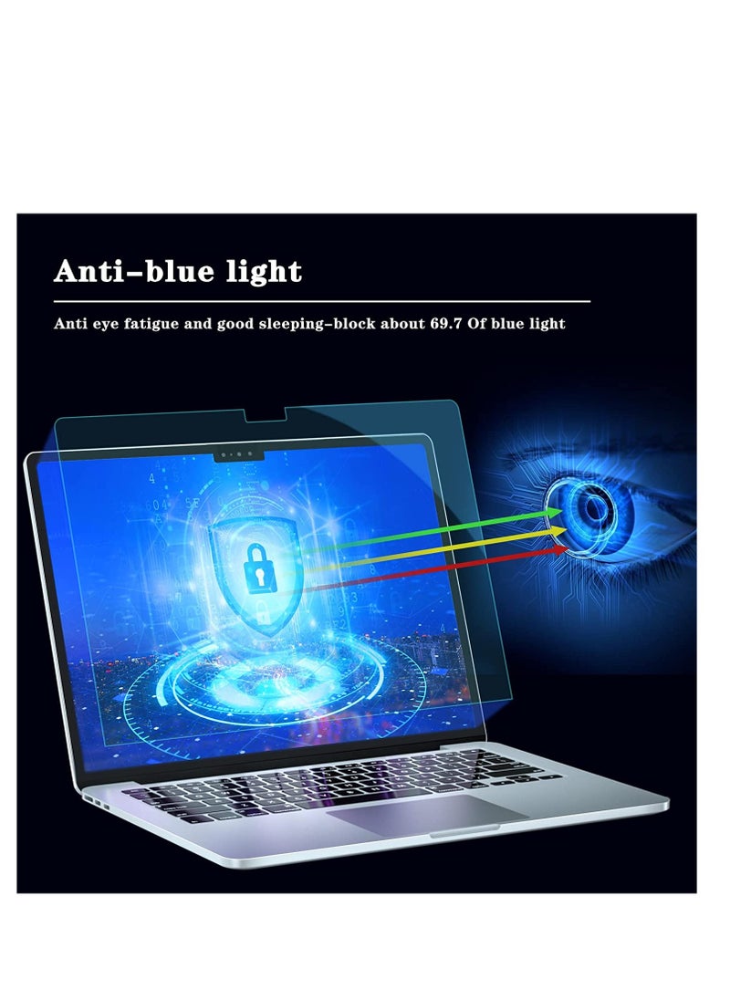 Generic 1Pack Compatible with MacBook Air 13.6'' Apple M2/M3/M4 Chip(A2681/A3113/A3240) Blue Light Screen Protector, Anti Glare Film/Anti Scratch Laptop Screen Protector Guard for MacBook Air 13.6 Inch  - Image 4