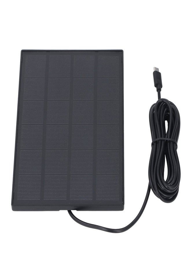 5W 5V Solar Panel for Security Camera IP66 Water Proof Outdoor Wireless Camera Charger with Micro USB Type C Interface - Image 5