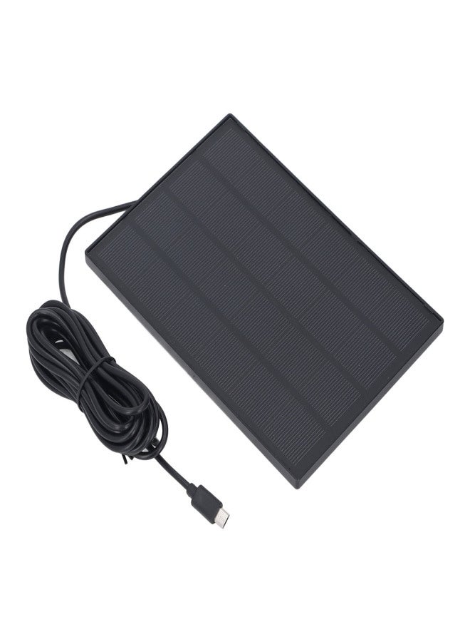 5W 5V Solar Panel for Security Camera IP66 Water Proof Outdoor Wireless Camera Charger with Micro USB Type C Interface - Image 2
