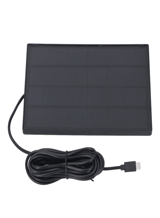 5W 5V Solar Panel for Security Camera IP66 Water Proof Outdoor Wireless Camera Charger with Micro USB Type C Interface - Image 3