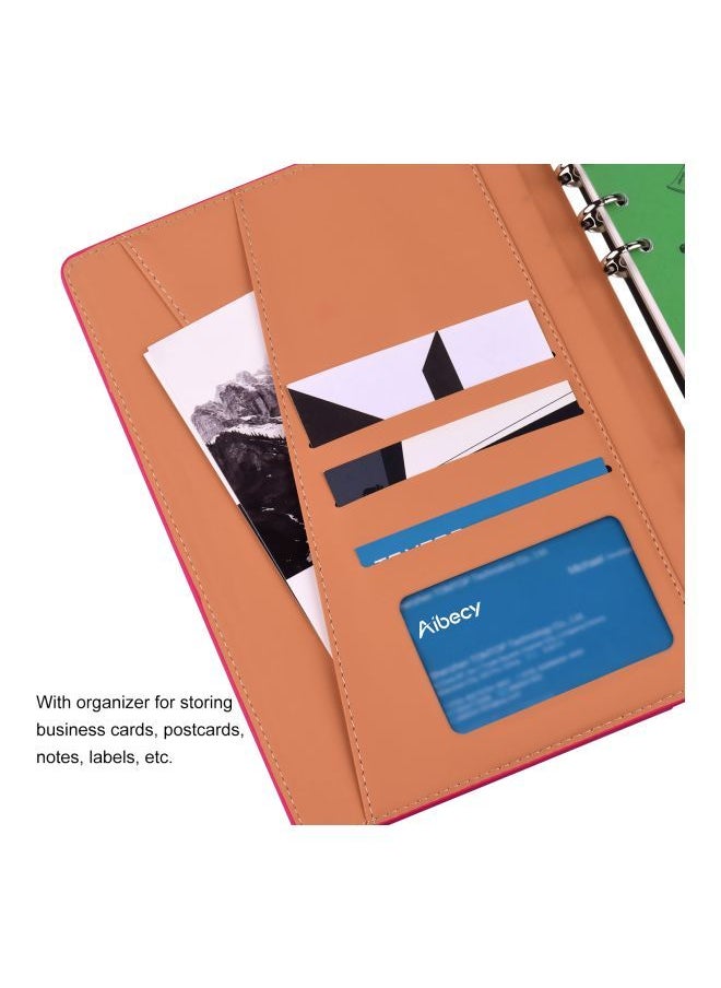 NIBEMINENT - A5 PU Leather Reusable Smart Notebook With Erasable Pen Blue/Black - Image 1