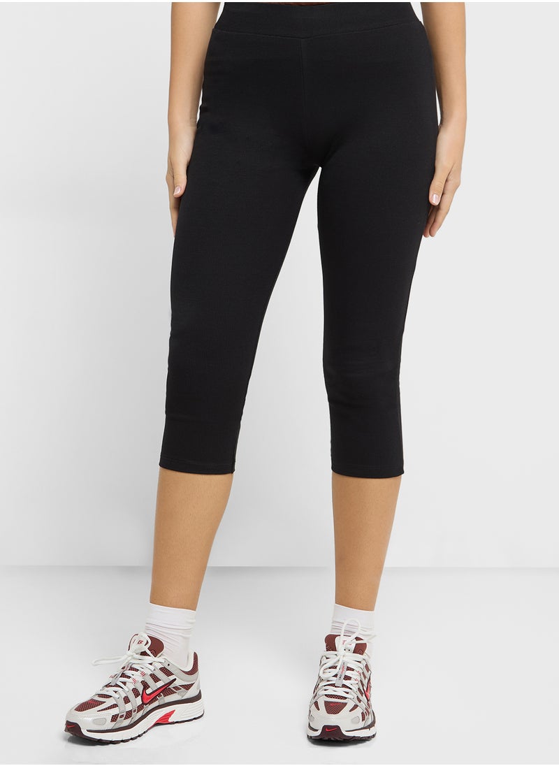 Ginger Basics - Cropped Cotton Leggings - Image 1