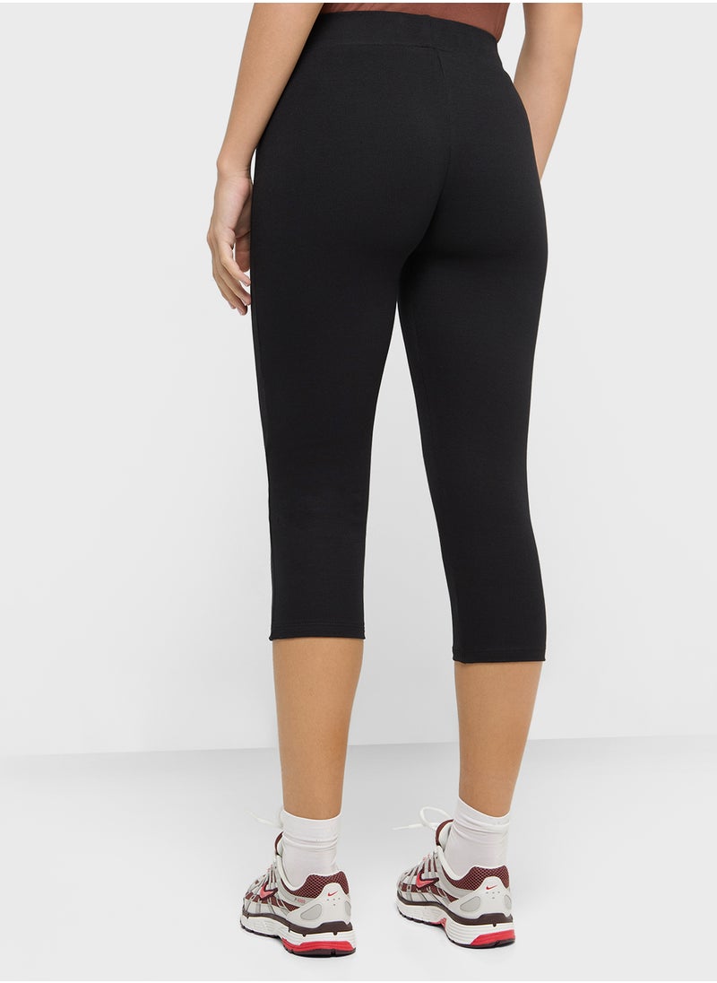 Ginger Basics - Cropped Cotton Leggings - Image 1