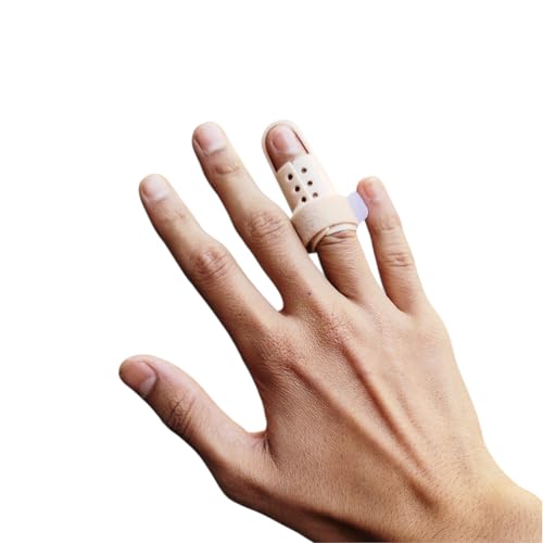 9UP® Plastic Ring Finger Splints Protector Brace Stabilizer For Broken | Mallet Splints Support For Arthritis Basketball (2nd Finger (Ring Finger), Standard) - Image 1