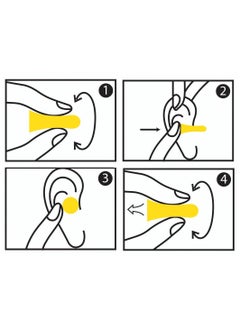 HASPRO HASPRO [50 PAIRS] Eco-Friendly Bulk Pack, Ultra Soft Foam Earplugs in GIGA Tube with Carry Case, Best Earplugs for Noise Canceling, Snoring, Work, DIY, Noise Reduction SNR 38dB (Yellow)  - Image 5