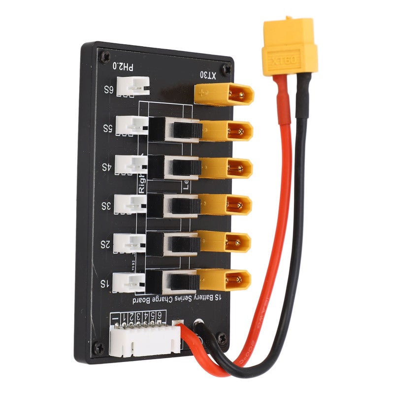 1S Lipo Series Charging Board XT30 PH2.0 Balanced Charging Solution - 4A Max Current Safe Efficient Design for 1-6 Batteries Simultaneous Charging - Image 5