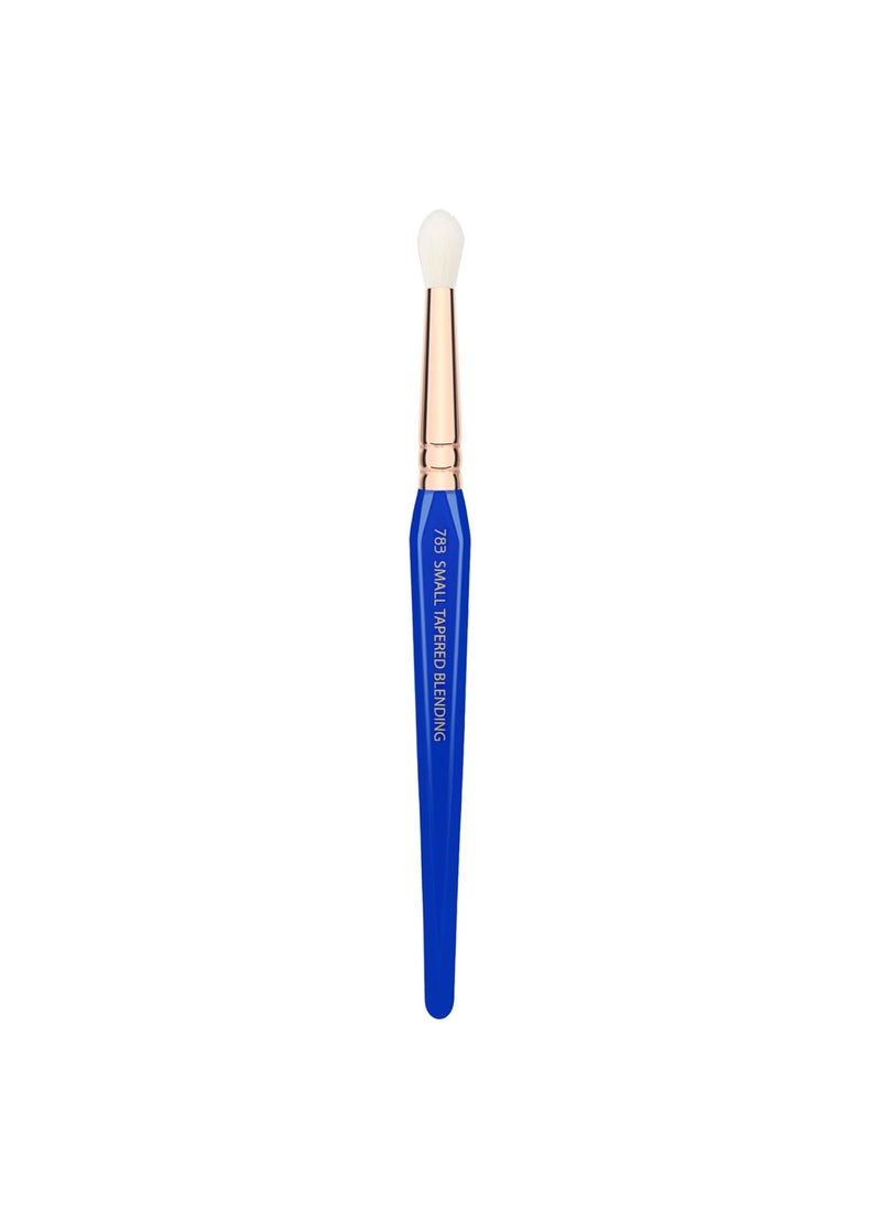 Bdellium Tools Bdellium Tools Professional Makeup Brush - Golden Triangle Series 783 Small Tapered Blending - With All Vegan and Soft Synthetic Fibers, For Applying & Blending Eyeshadow (Blue, 1pc) 