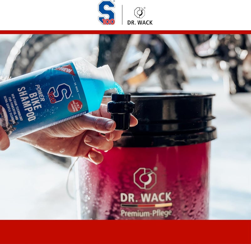 Dr. Wack S100 Power Bike Shampoo 1 Litre - Motorcycle Shampoo with Innovative Foam Technology - Powerful & Gentle Foam Cleaner - For All Surfaces - High-Quality Motorcycle Care - Image 5