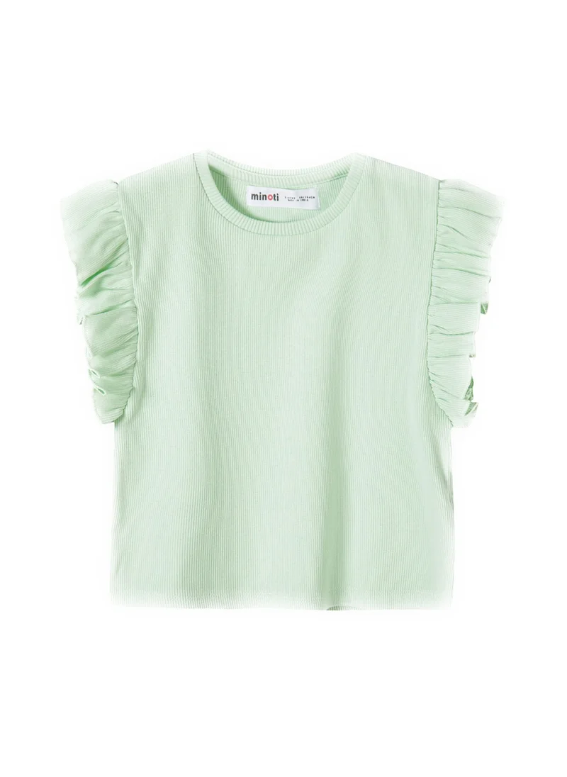 مينوتي Kids Girls Rib T Shirt