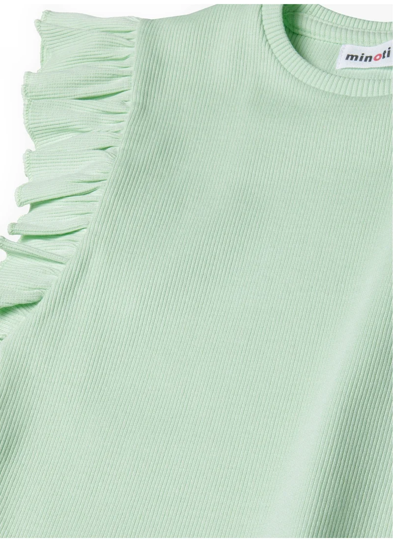 مينوتي Kids Girls Rib T Shirt