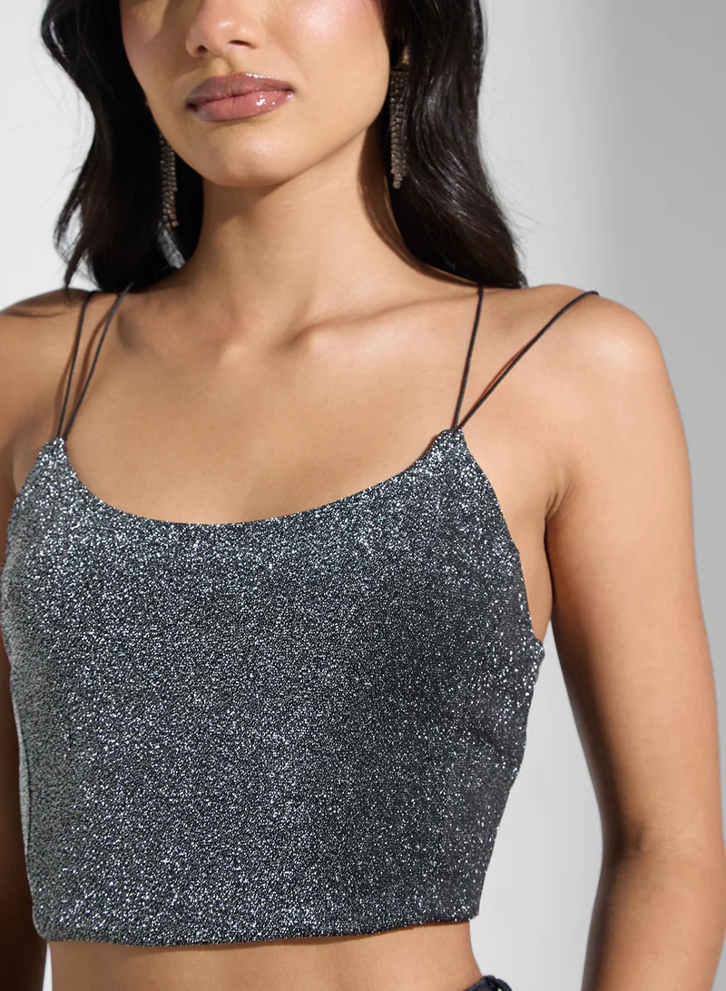اونلي Strappy Scoop Neck Top