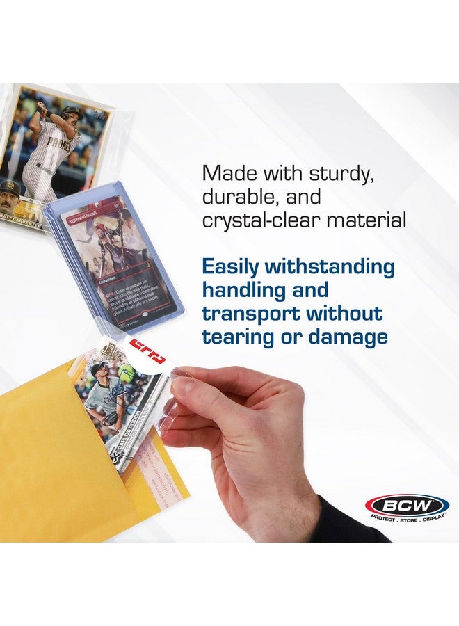 BCW Resealable Team Set Bags - 100 Ct | Archival Quality Polypropylene | Holds 35 Standard Cards | Toploader And Magnetic Holder Compatible | Acid-Free Sealing Solution For Trading Card Collections - Image 5
