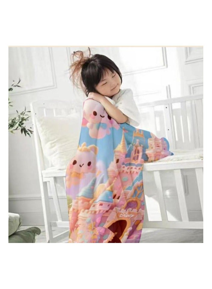 عام بطانية رقيقة من الفانيلا (دافئة ومريحة، ومناسبة للنوم، واستخدام الألعاب، وإزالة الغبار والرمل) 150 سم * 200 سم - 559 - Image 1