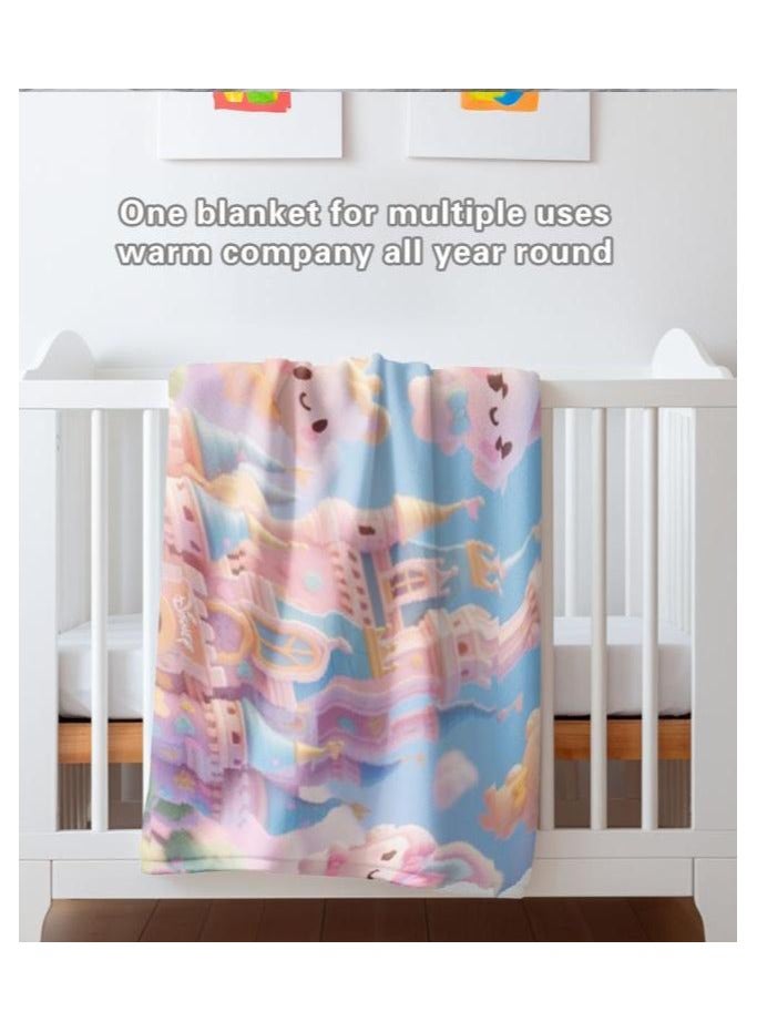 عام بطانية رقيقة من الفانيلا (دافئة ومريحة، ومناسبة للنوم، واستخدام الألعاب، وإزالة الغبار والرمل) 150 سم * 200 سم - 559 - Image 5