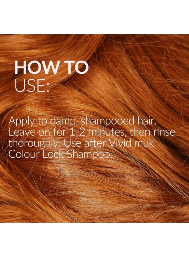 MUK. MUK. Vivid Colour Lock Conditioner - Nourishing Color Protect against colour fade. Detangling Colored Hair Conditioner for Shine, Smoothness & Frizz Control, 300ml - Image 4