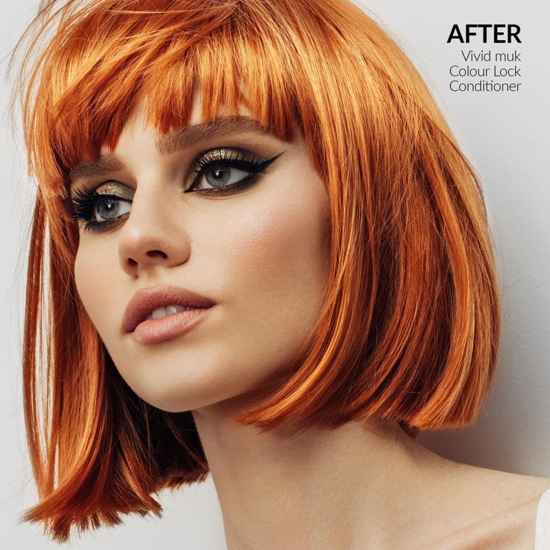 MUK. Vivid Colour Lock Conditioner - Nourishing Color Protect against colour fade. Detangling Colored Hair Conditioner for Shine, Smoothness & Frizz Control, 300ml - Image 2