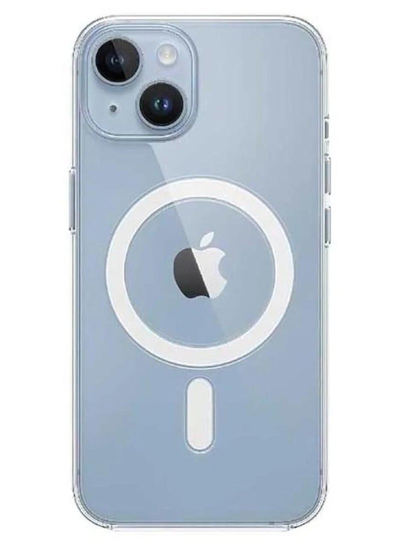 iPhone 14 Magsafe Case 6.1 Inch Slim Thin Magnetic Case Yellowing-Resistant Anti-Drop Shock Absorption Anti-Scratch and Hard Back Crystal Case Cell Phone Case iPhone 14 Case Clear - Image 1