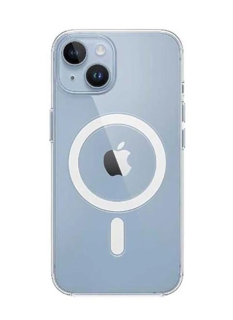 iPhone 14 Magsafe Case 6.1 Inch Slim Thin Magnetic Case Yellowing-Resistant Anti-Drop Shock Absorption Anti-Scratch and Hard Back Crystal Case Cell Phone Case iPhone 14 Case Clear