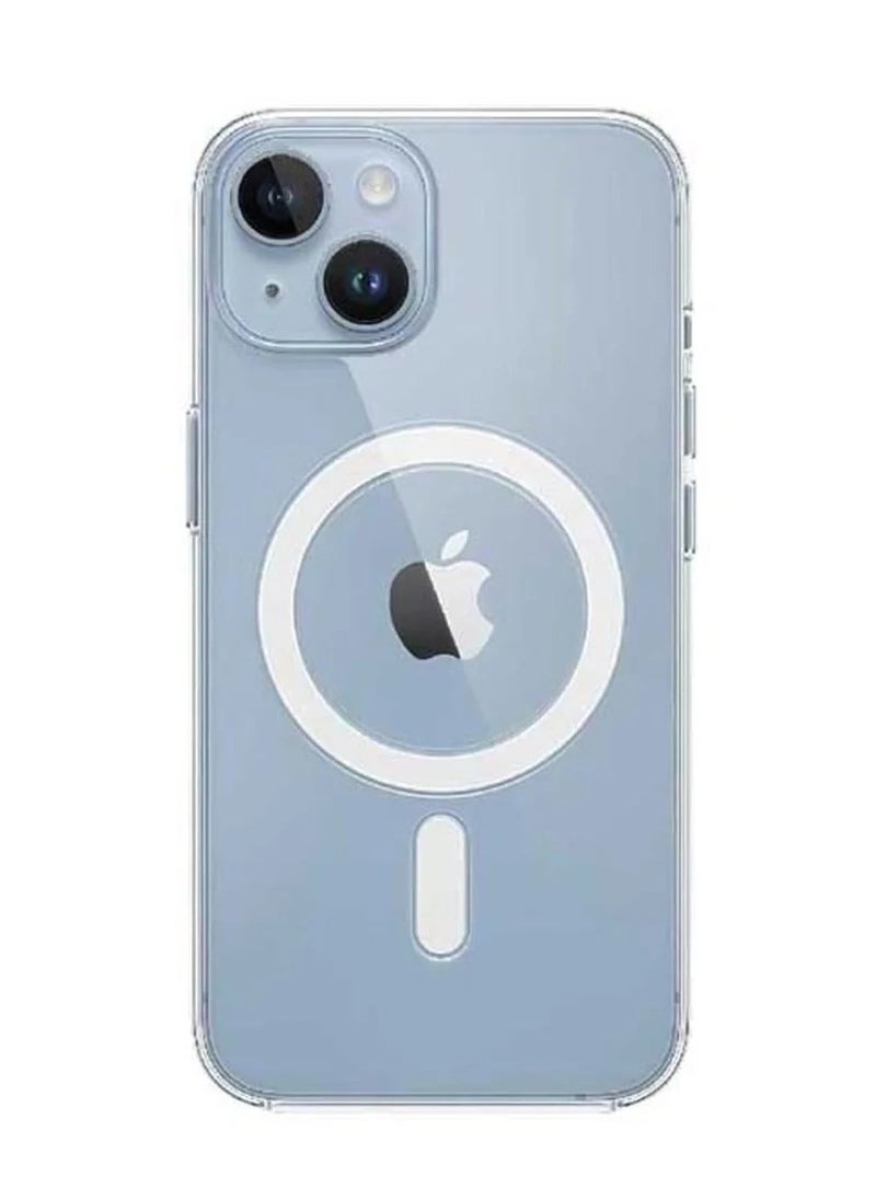 Generic - iPhone 14 Magsafe Case 6.1 Inch Slim Thin Magnetic Case Yellowing-Resistant Anti-Drop Shock Absorption Anti-Scratch and Hard Back Crystal Case Cell Phone Case iPhone 14 Case Clear - Image 1
