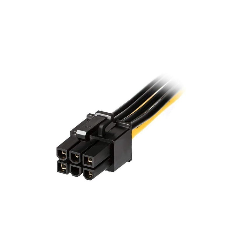 JD كابل طاقة 6 دبابيس إلى SATA، (5 عبوات) محول طاقة بطاقة الفيديو PCI Express (PCIe) 15 دبابيس إلى 6 دبابيس (20 سم/8 بوصة) - Image 3