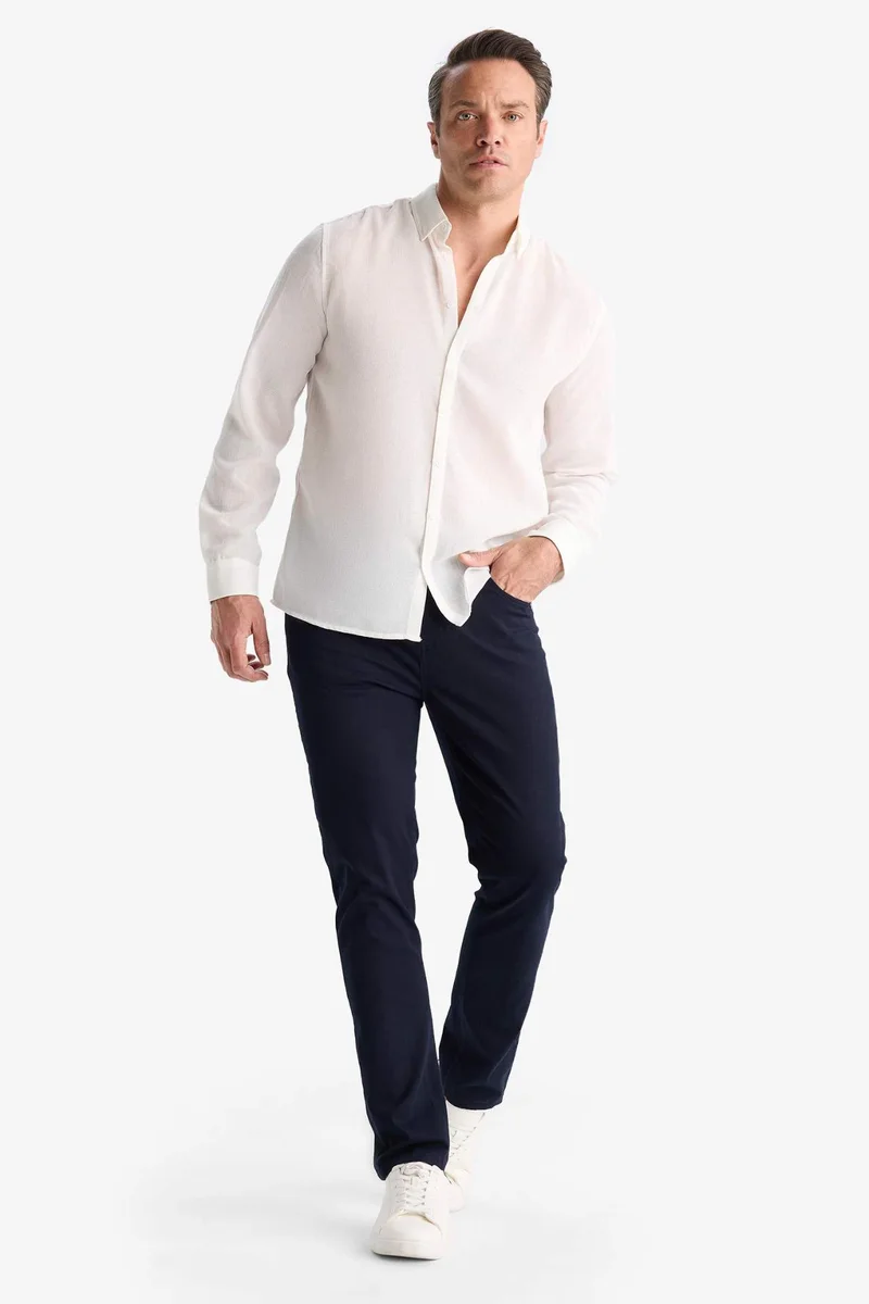 Defacto  Slim Fit Super Skinny Leg Chino Pants for Men | Best Price UAE