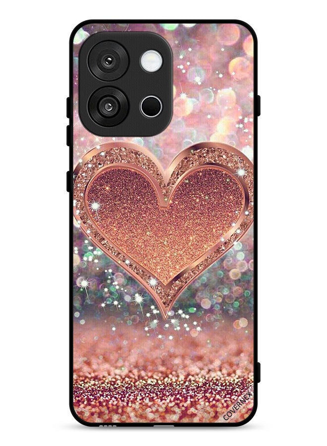 Covernex OnePlus 13T Protective Case Cover Glitter Heart - Image 1