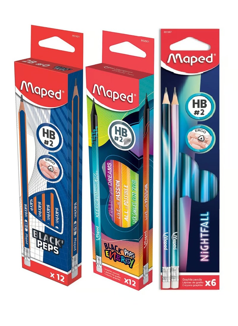 Maped 36-Piece Graphite Pencil Value Pack  - Image 2