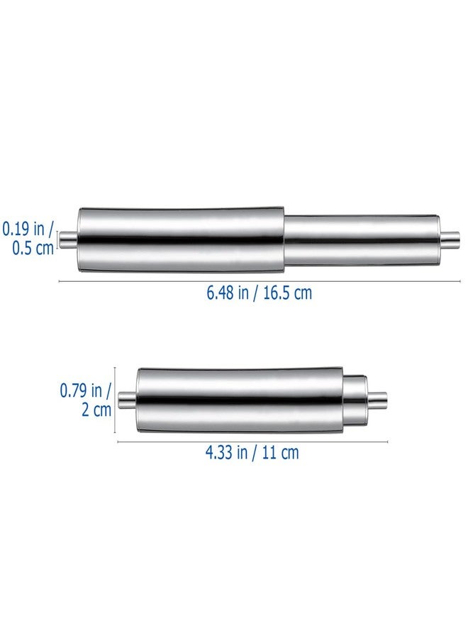 SHINEOFI Toilet Paper Roller Rod Replacement 6.49 Inch Retractable Spindle Plastic Paper Holder Accessory for Home and Hotel Bathroom Use - Image 2