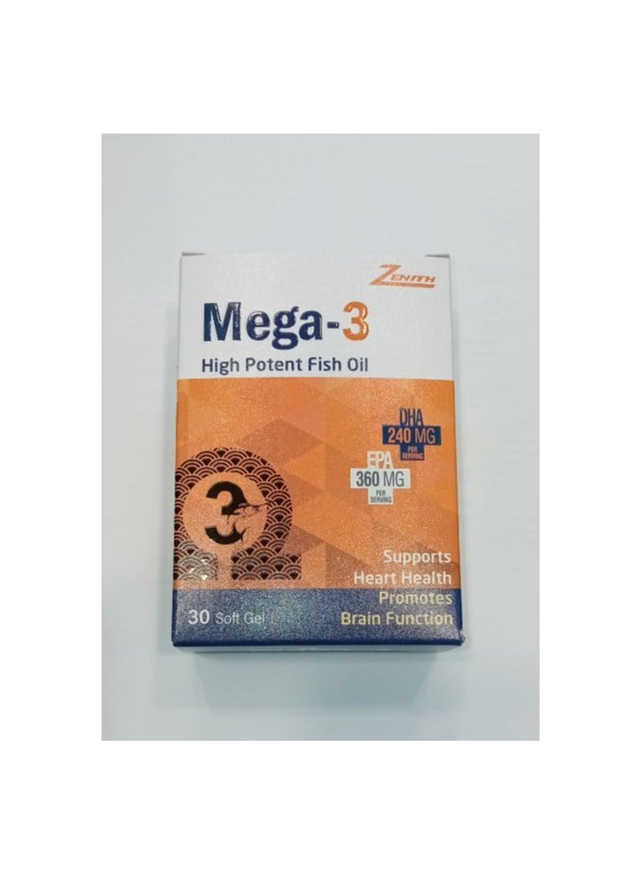 زينث زيت السمك زينيث ميجا-3 اس جي 30 اس