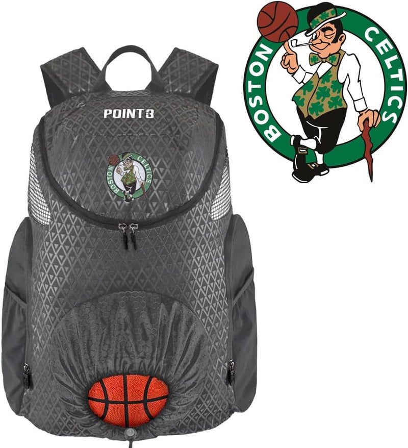 Point 3 Road Trip 2.0 Backpack Basketball Backpack with Drawstrong Closure | Ventilated Mesh Shoe Pocket Compartment - Image 1