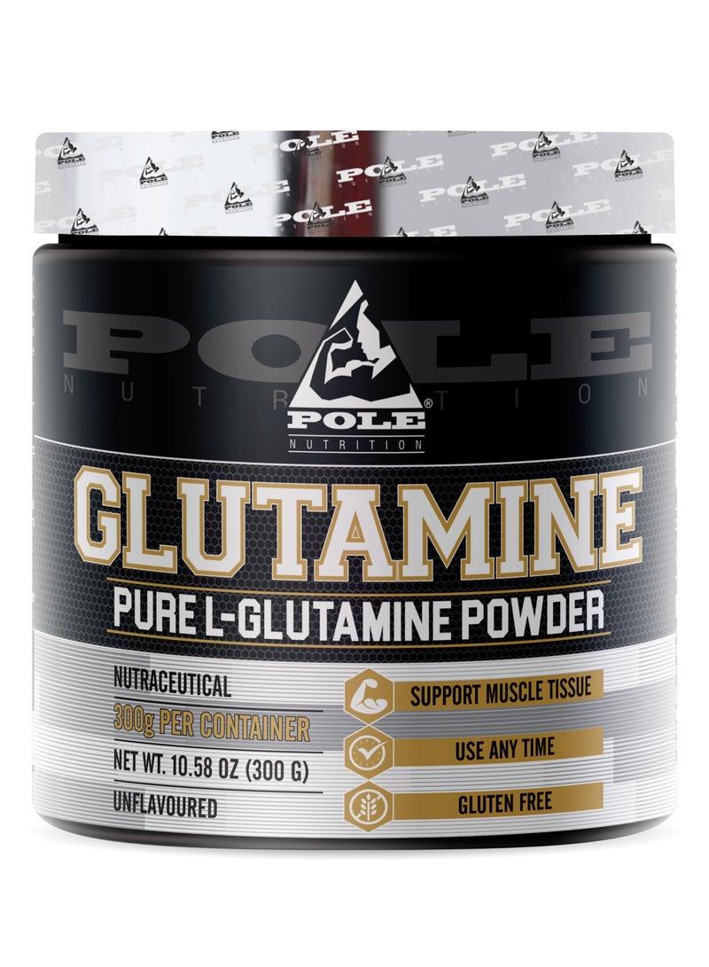 POLE NUTRITION Glutamine 300g – Ultimate Recovery Fuel - Image 1