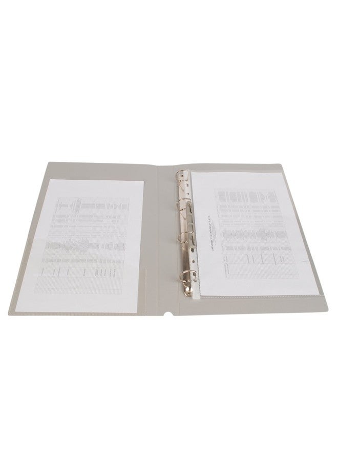 DataKing 4D Ring Binder, Set of 2, Size: FC, Color: Grey - Image 3
