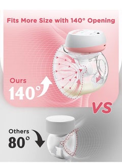 Chixing Electric Wearable Breast Pump with Remote Control - 3 Modes & 12 Levels, Ultra-Quiet (<40dB) Operation Hands-Free Wireless Breast Pumps  - Image 4