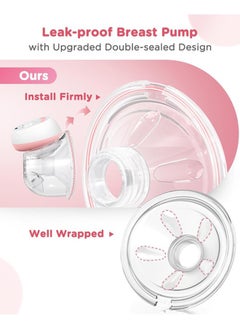 Chixing Electric Wearable Breast Pump with Remote Control - 3 Modes & 12 Levels, Ultra-Quiet (<40dB) Operation Hands-Free Wireless Breast Pumps  - Image 3