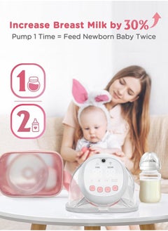 Chixing Electric Wearable Breast Pump with Remote Control - 3 Modes & 12 Levels, Ultra-Quiet (<40dB) Operation Hands-Free Wireless Breast Pumps  - Image 5