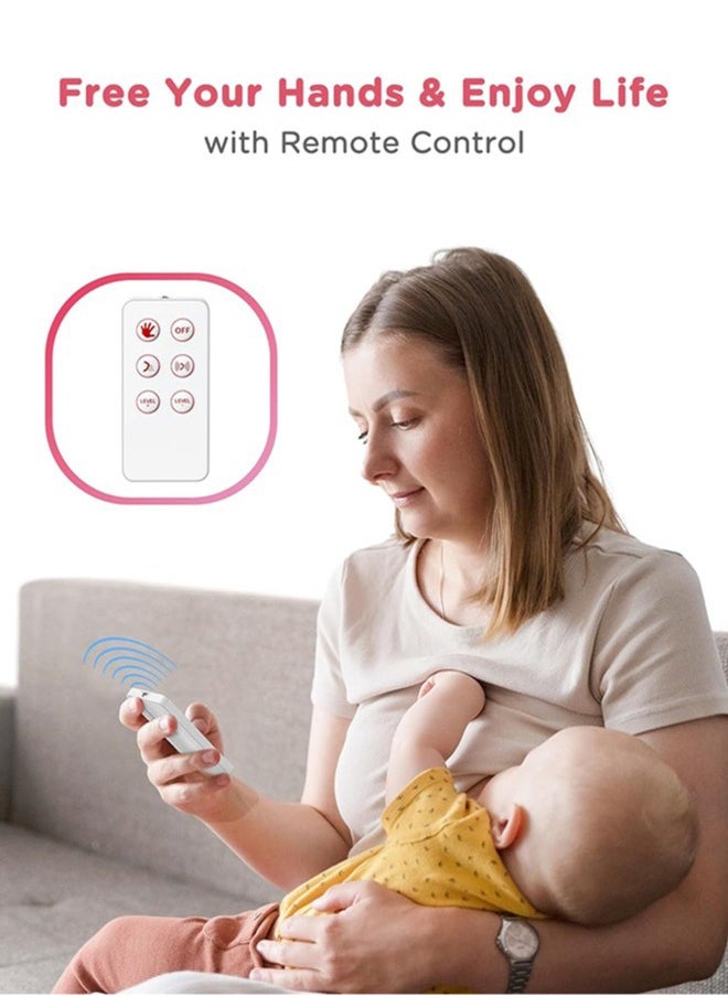 Chixing - Electric Wearable Breast Pump with Remote Control - 3 Modes & 12 Levels, Ultra-Quiet (<40dB) Operation Hands-Free Wireless Breast Pumps - Image 1