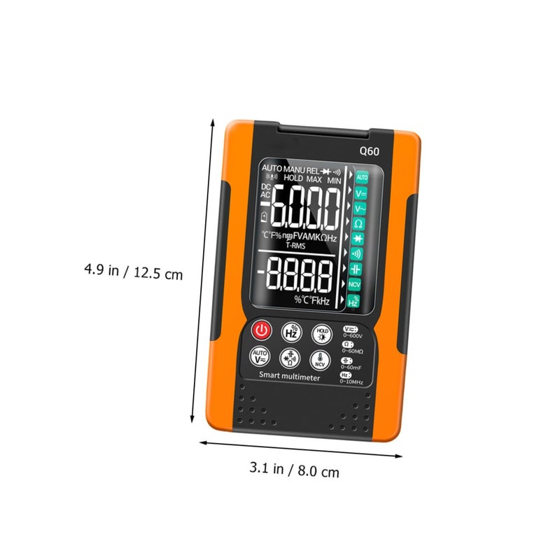 Compact Digital Multimeter Auto Ranging NCV True RMS Backlit LCD Continuity Buzzer Data Hold - Image 3