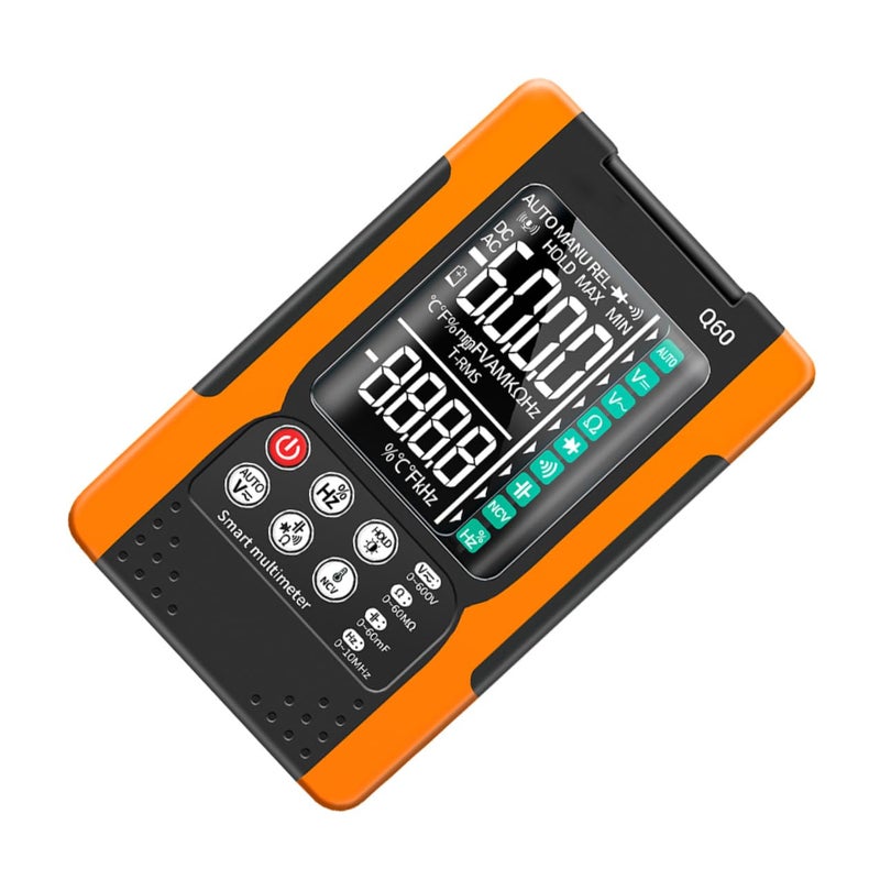 Compact Digital Multimeter Auto Ranging NCV True RMS Backlit LCD Continuity Buzzer Data Hold - Image 2