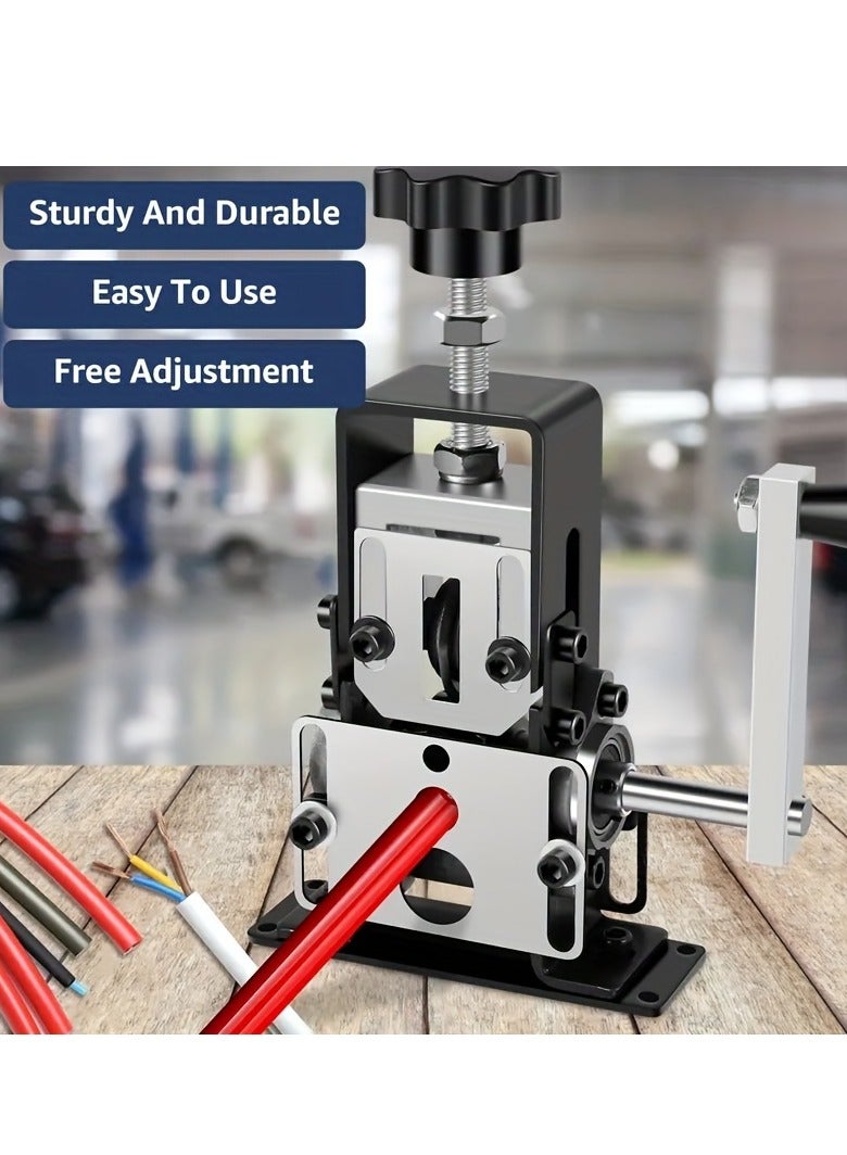 شو وو أداة تجريد الأسلاك اليدوية، أداة تجريد الكابلات اليدوية المحمولة للأسلاك من 1 مم إلى 25 مم، مصنوعة من سبائك الألومنيوم المتينة، مثالية للأسلاك الكهربائية وإدارة الكابلات - Image 2